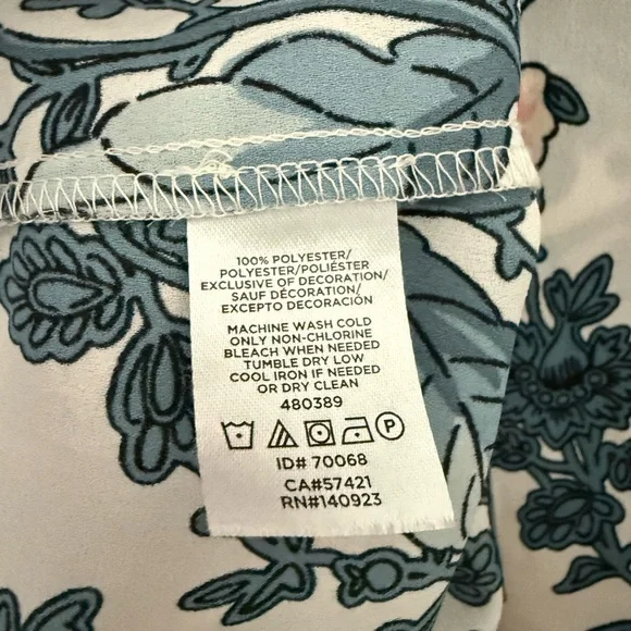 LOFT Size 18 Floral Long Sleeved Blouse 🌀 - Picture 7 of 10